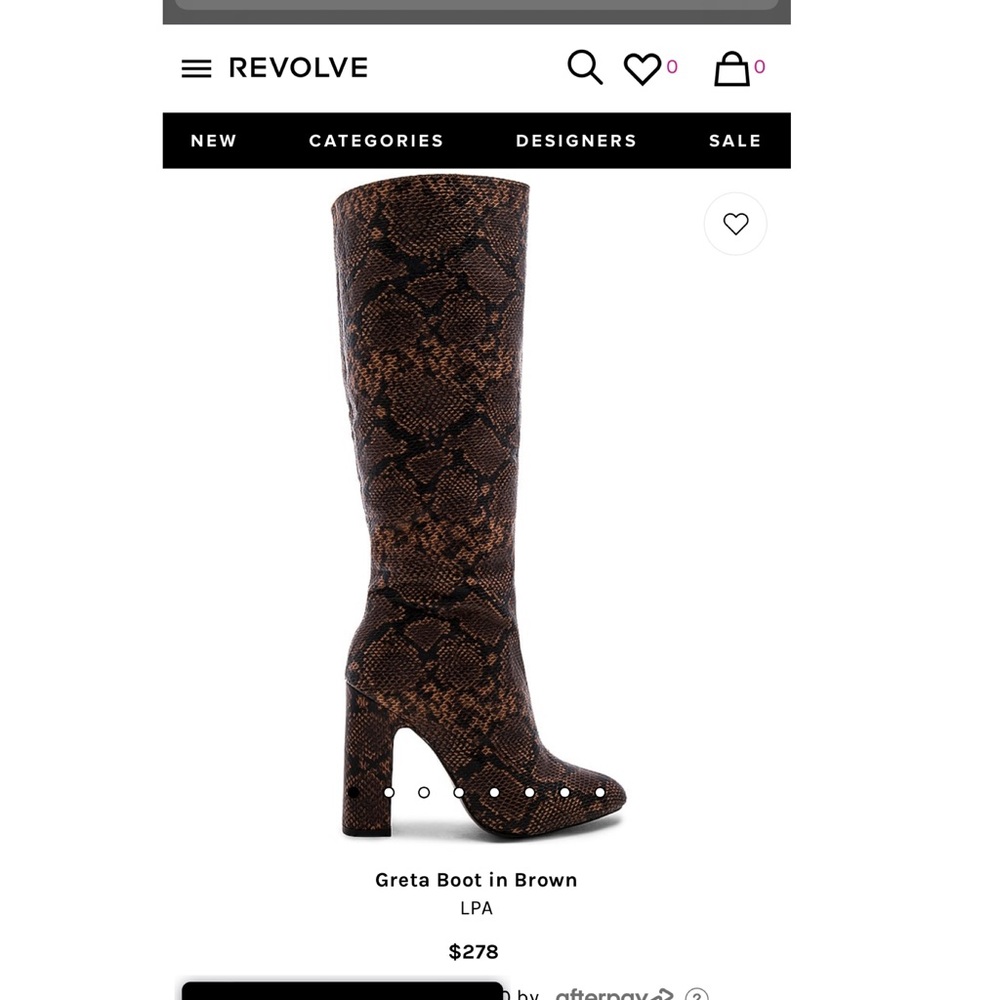 LPA Greta Boot Size 7.5 NWT